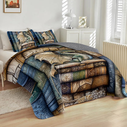 Shineful All Season Quilt 3-Piece Set The Scholar’s Dragon