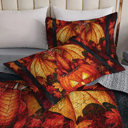 Shineful All Season Quilt 3-Piece Set Autumn Guardian