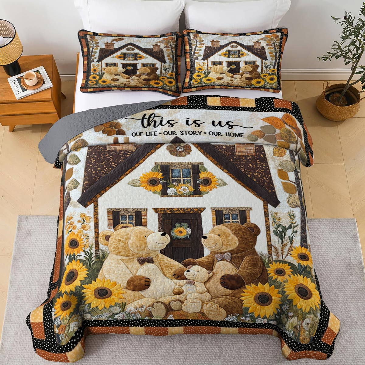 Shineful All Season Quilt 3-Piece Set Cozy Our Home