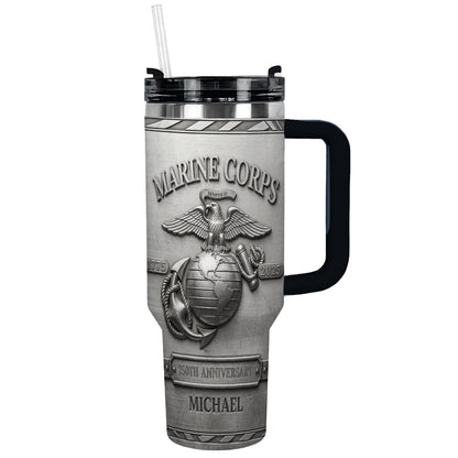 Shineful Tumbler Personalized US Marine Corps 250th Anniversary