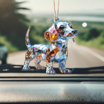 Shineful 2D Acrylic Ornament Sparkling Canine Keepsake