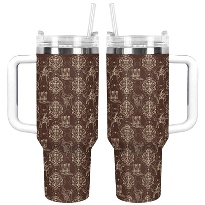 Shineful Tumbler Western Scroll