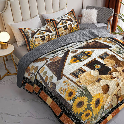 Shineful All Season Quilt 3-Piece Set Cozy Our Home