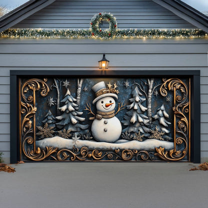 Shineful Garage Door Banner Decoration Winter Magic