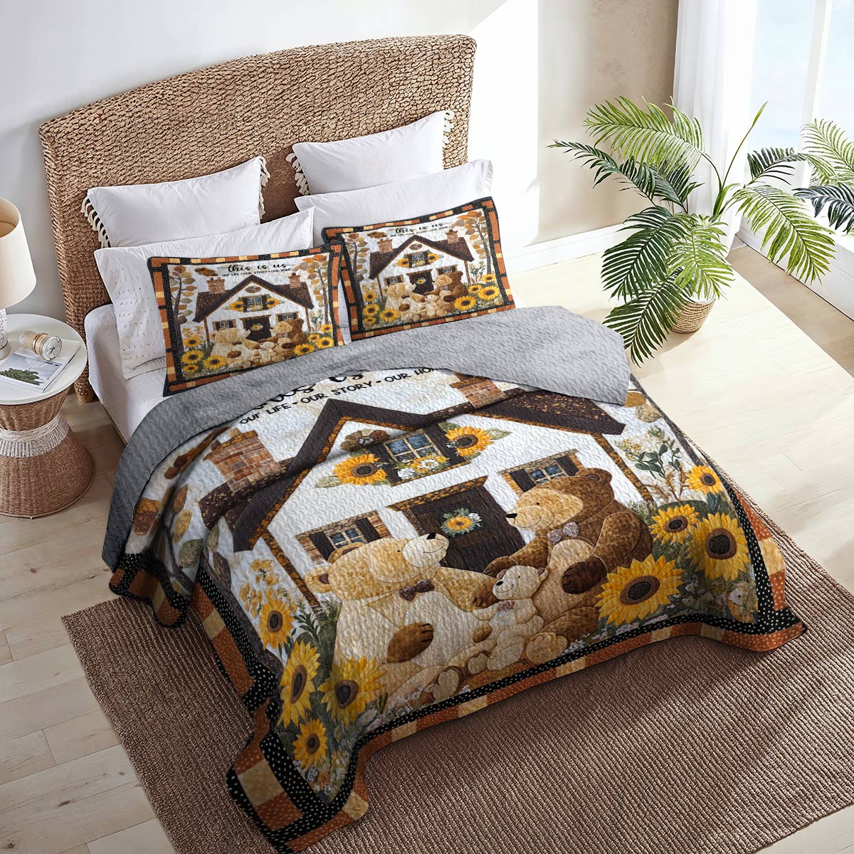 Shineful All Season Quilt 3-Piece Set Cozy Our Home