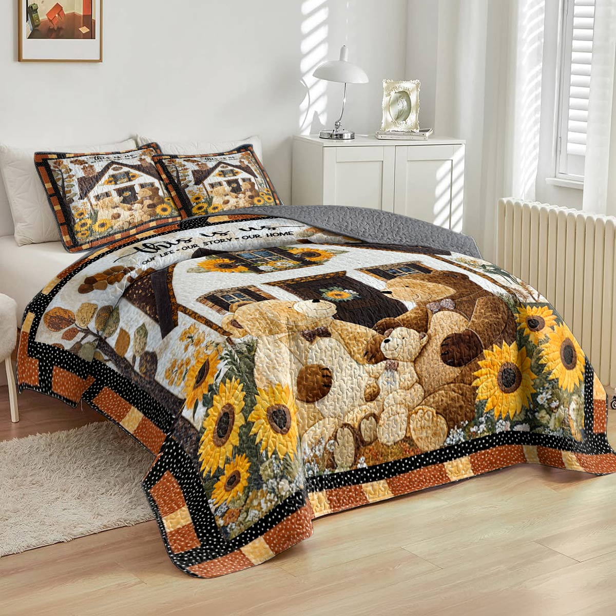 Shineful All Season Quilt 3-Piece Set Cozy Our Home