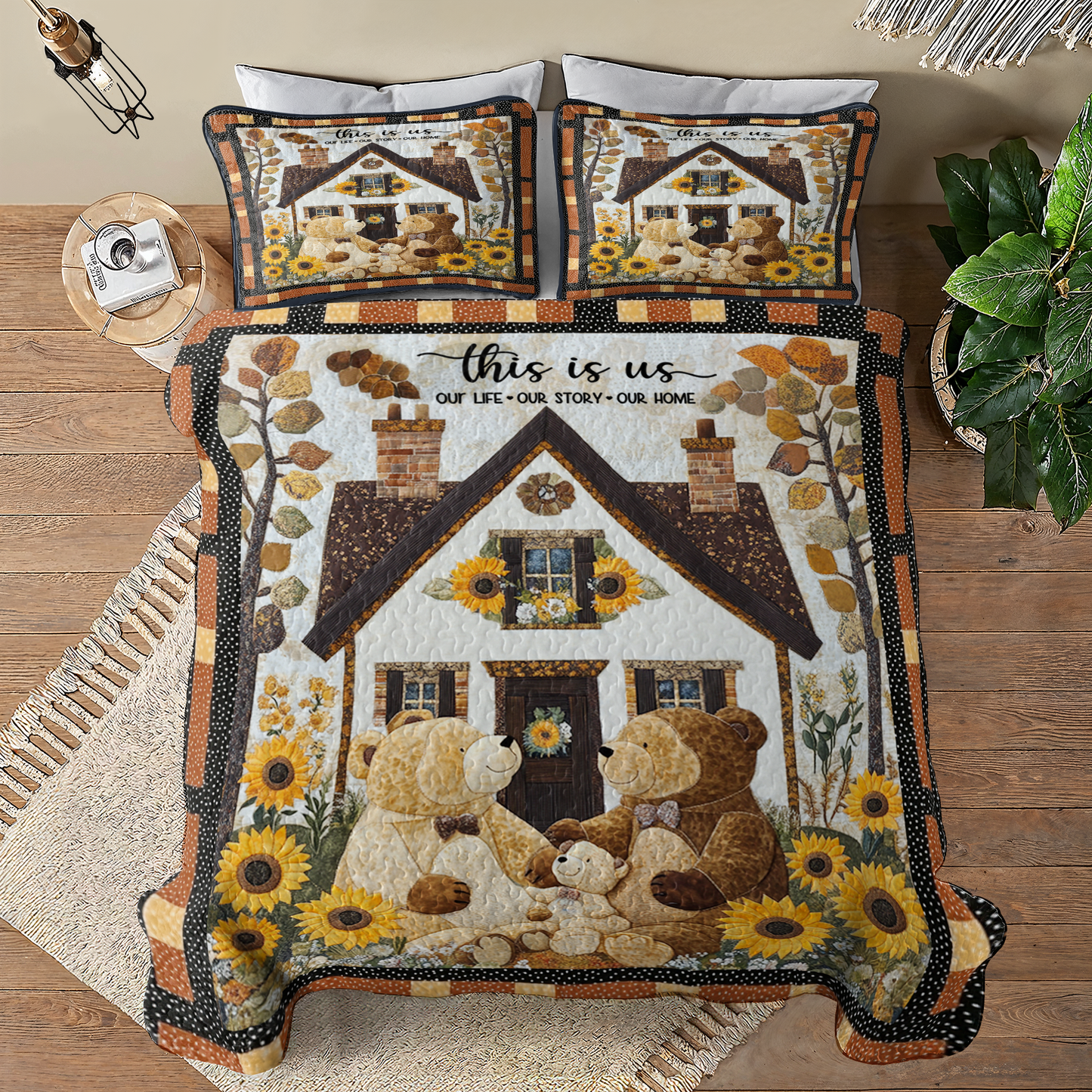 Shineful All Season Quilt 3-Piece Set Cozy Our Home