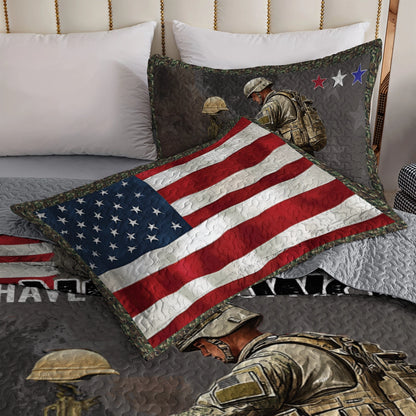Shineful All Season Quilt 3-Piece Set - In Honor of Heroes Veteran