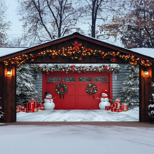 Shineful Garage Door Banner Decoration - Frosted Cheer