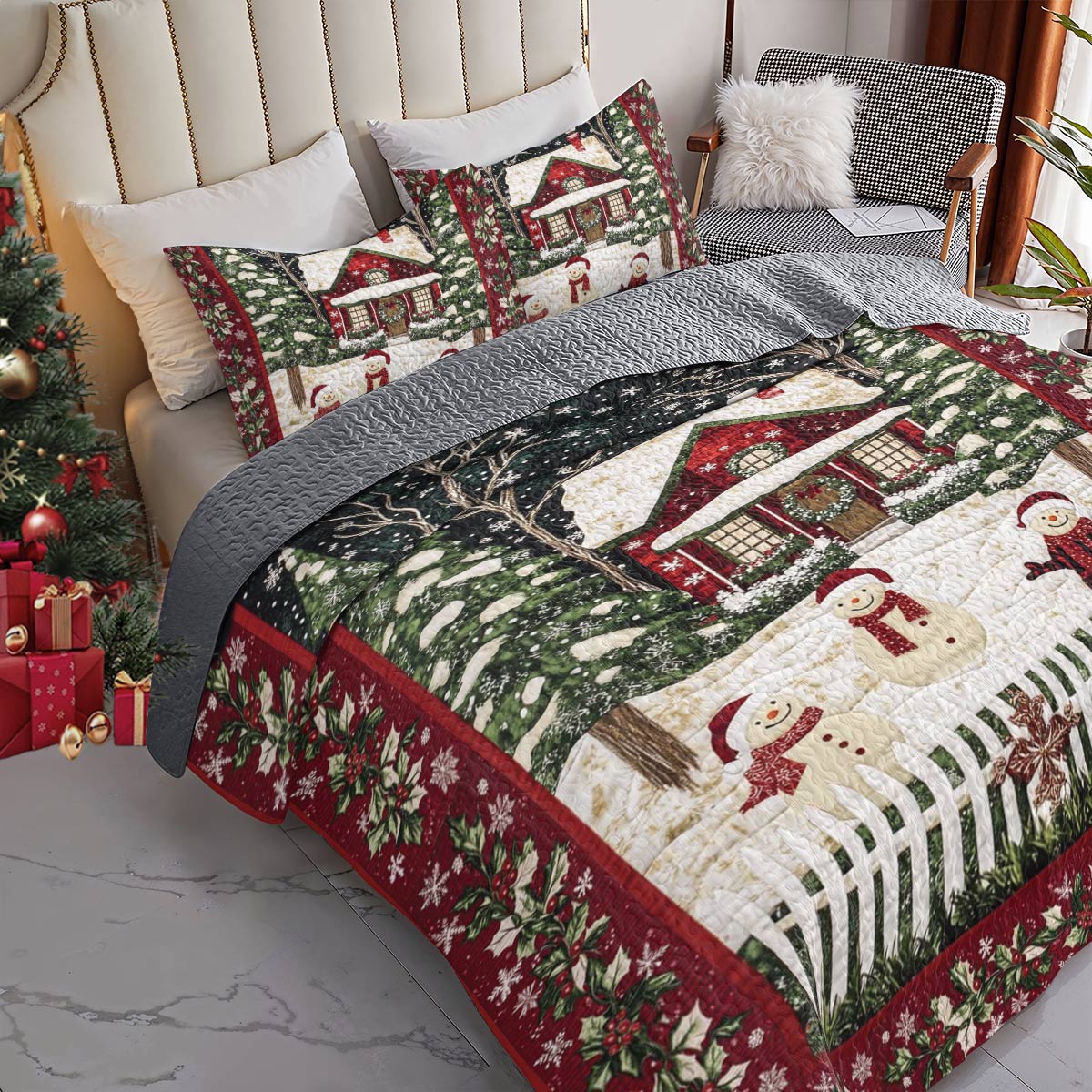 Shineful All Season Quilt 3-Piece Set Festive Frolic