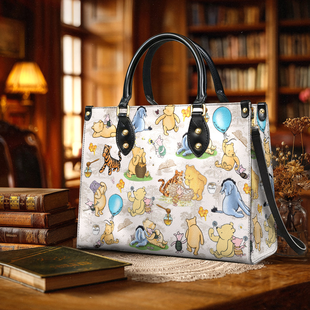 Shineful Leather Bag Pooh Friends