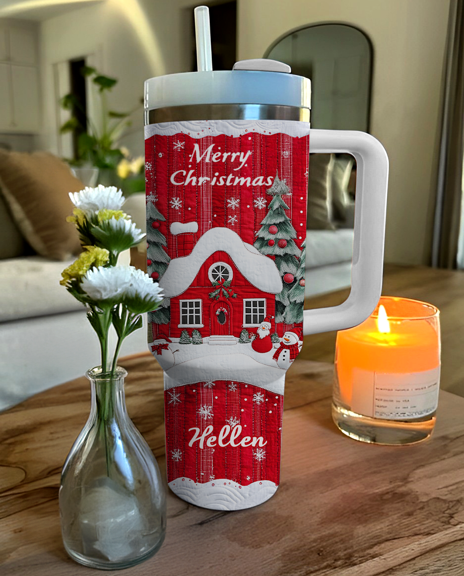 Shineful Tumbler Personalized Snowman Christmas