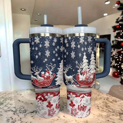 Shineful Glossy Tumbler Classical Christmas