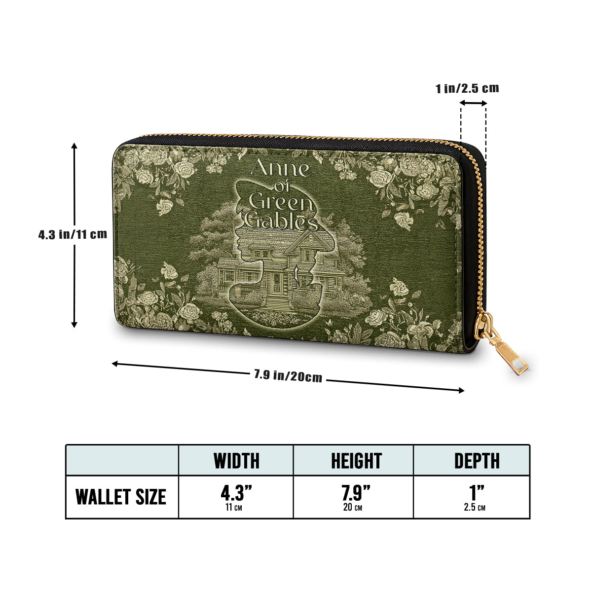 Shineful Leather Clutch Purse With Wristlet Strap Handle Green Gables Dreamer