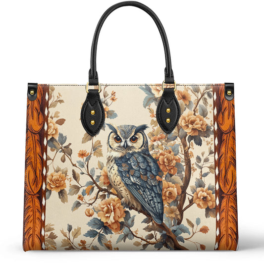Shineful Imperial Owl Leather Bag