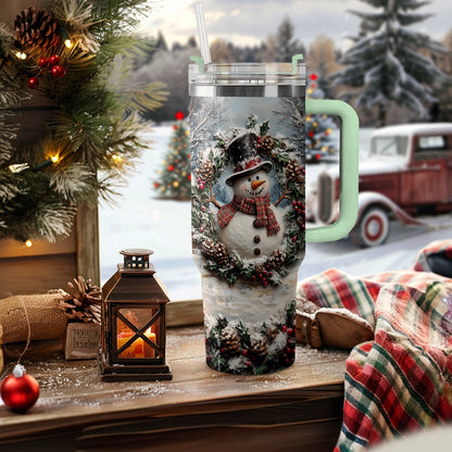 Shineful Tumbler Frosty Snowman Delight