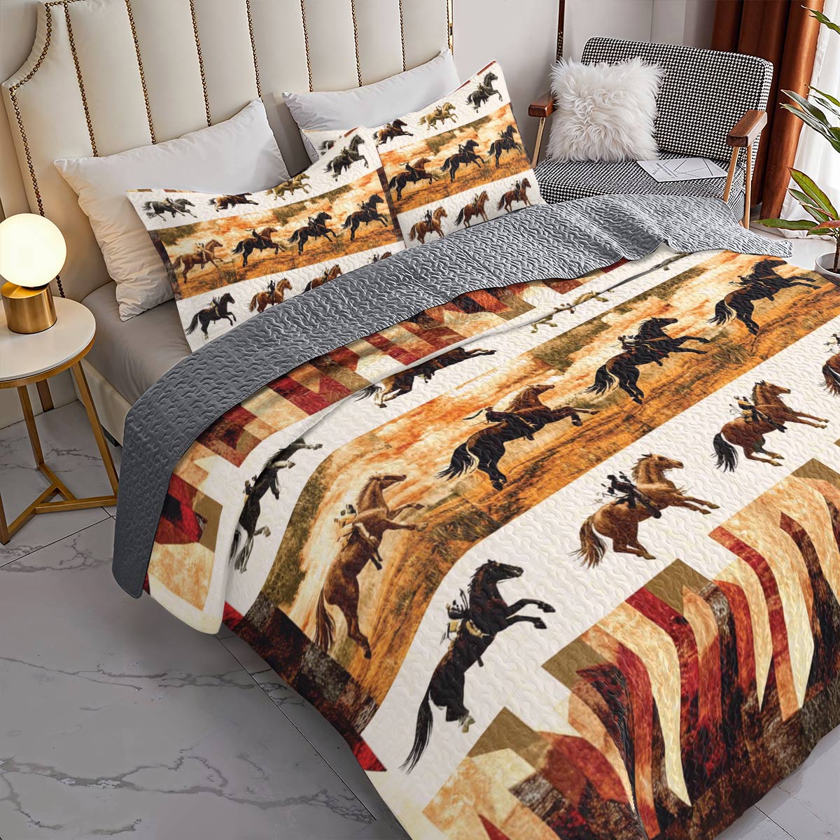 Shineful All Season Quilt 3-Piece Set Western Adventure