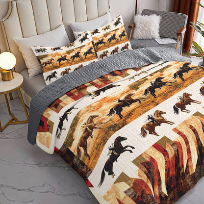 Shineful All Season Quilt 3-Piece Set Western Adventure