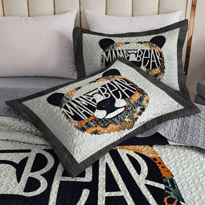 Shineful All Season Quilt 3-Piece Set Mama Bear