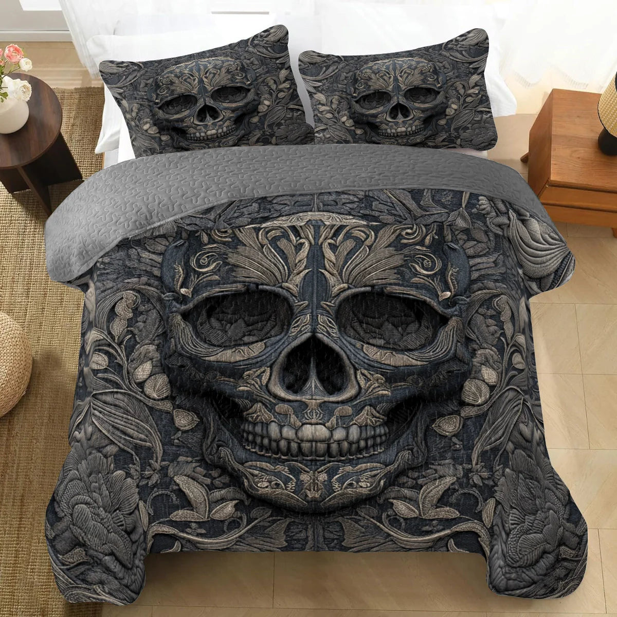 Shineful Quilt 3-Piece Set Stone Crown of Shadows