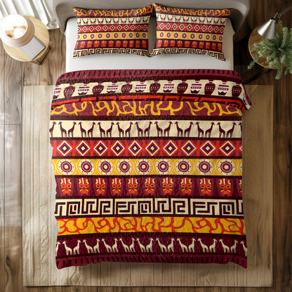 Shineful All Season Quilt 3-Piece Set Savanna Heritage