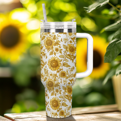 Shineful Tumbler Golden Sunflower Bloom