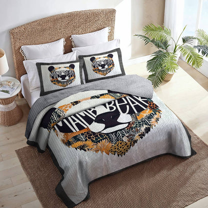 Shineful All Season Quilt 3-Piece Set Mama Bear