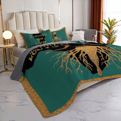 Shineful All Season Quilt 3-Piece Set - Remembering Our Roots