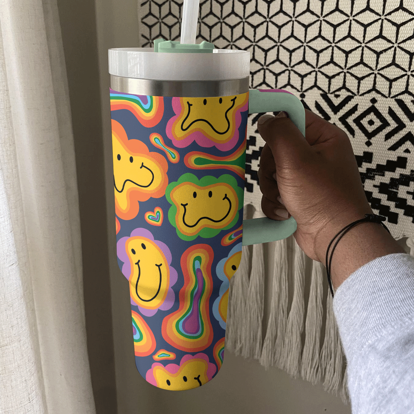 Shineful Tumbler Smiley Daisy