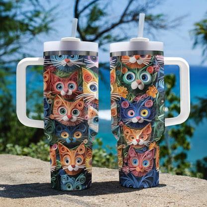 Shineful Glossy Tumbler Kitty Krew
