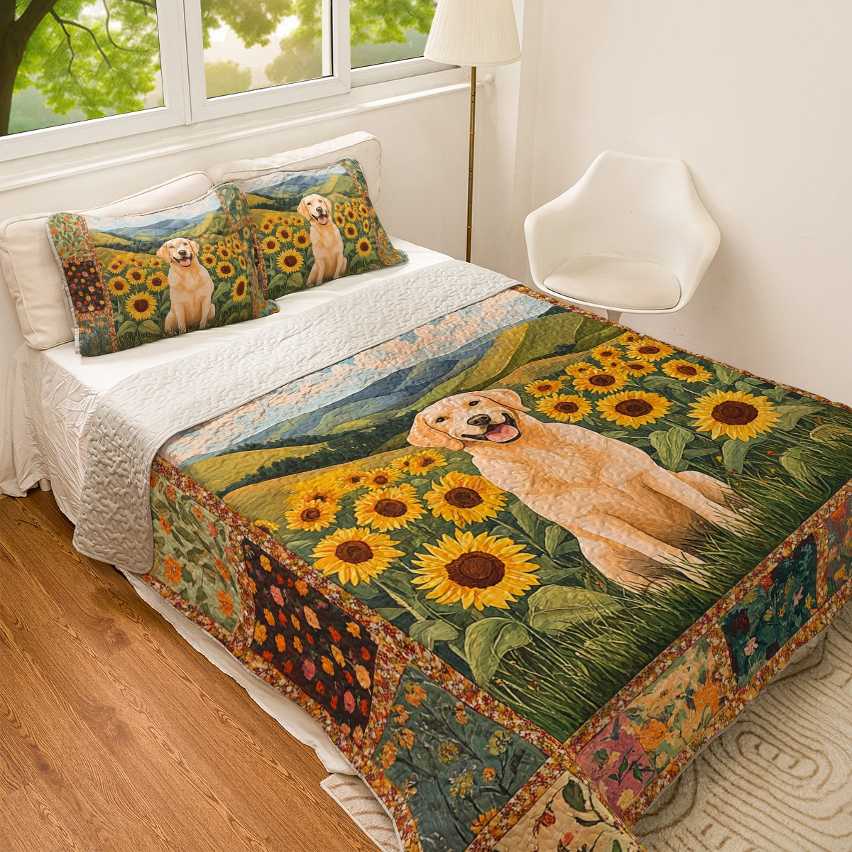 Shineful All Season Quilt 3-Piece Set - Sunny Lab Retreat