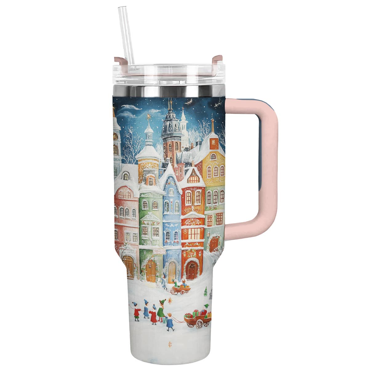 Shineful Tumbler Snowy Town