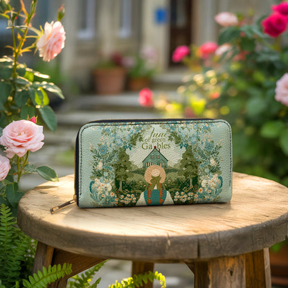 Shineful Leather Clutch Purse With Wristlet Strap Handle Anne’s Classic Cottage