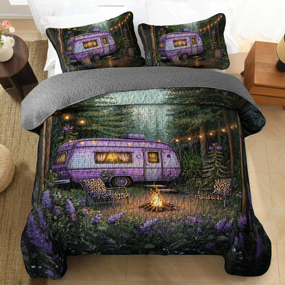 Shineful All Season Quilt 3-Piece Set - Twilight Camper Cozy