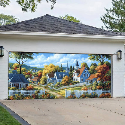 Shineful Garage Door Banner Decoration 4 Season