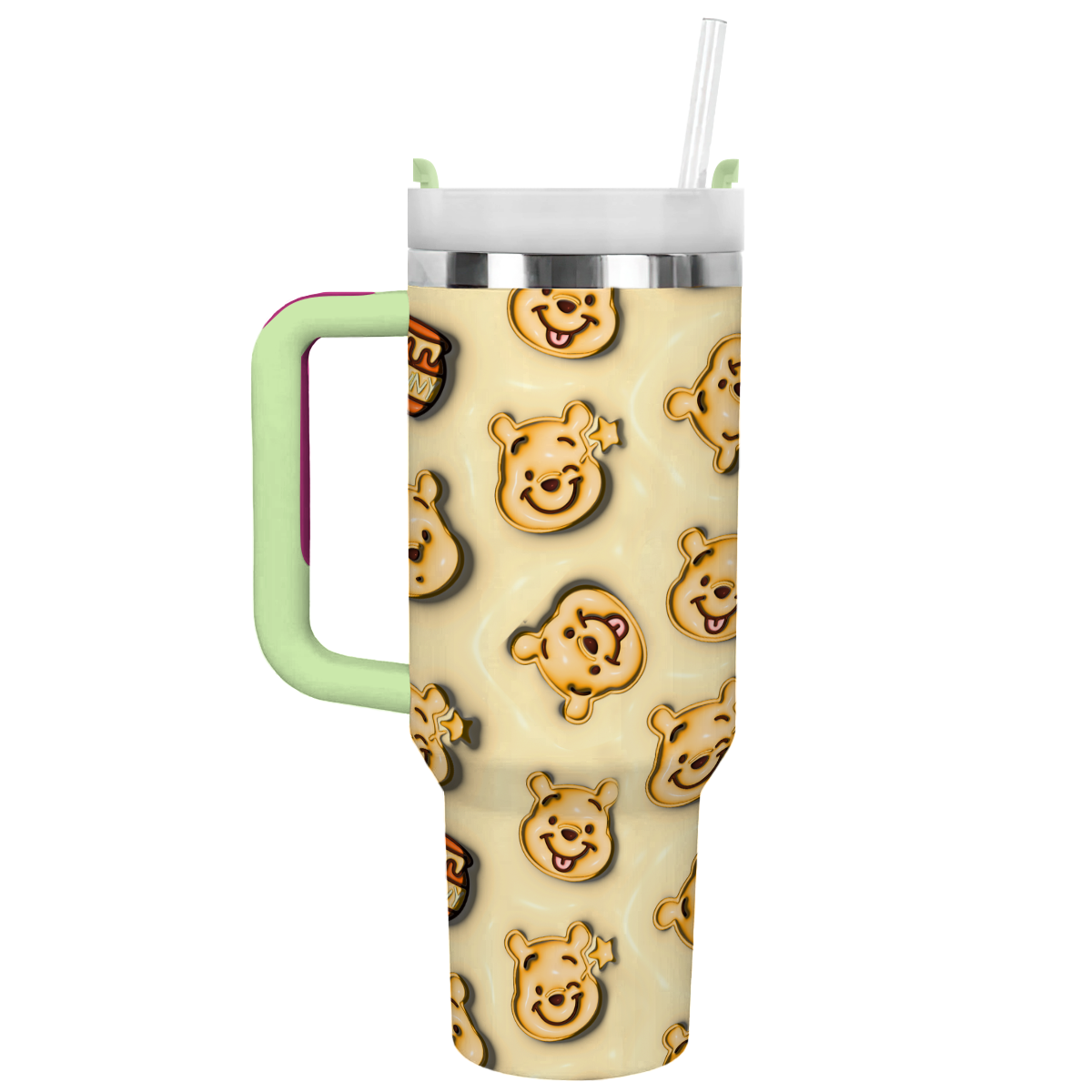 Shineful Glossy Tumbler Pooh Puffy