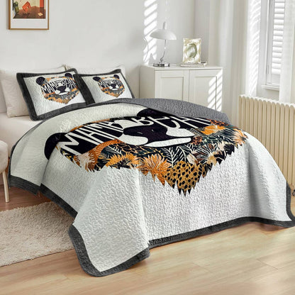 Shineful All Season Quilt 3-Piece Set Mama Bear