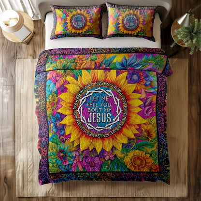Shineful All Season Quilt 3-Piece Set Faith In God