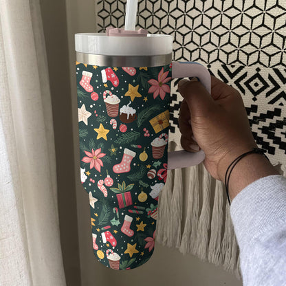 Shineful Tumbler Festive Christmas Pattern