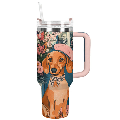 Shineful Tumbler Florist Dachshund