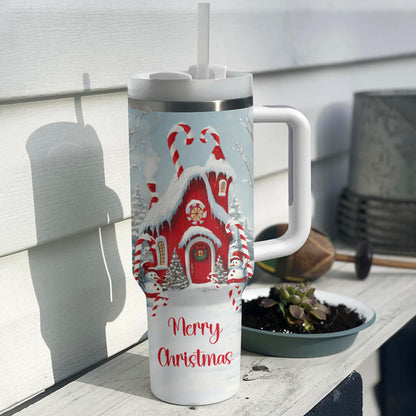 Shineful Tumbler Christmas Whimsical House