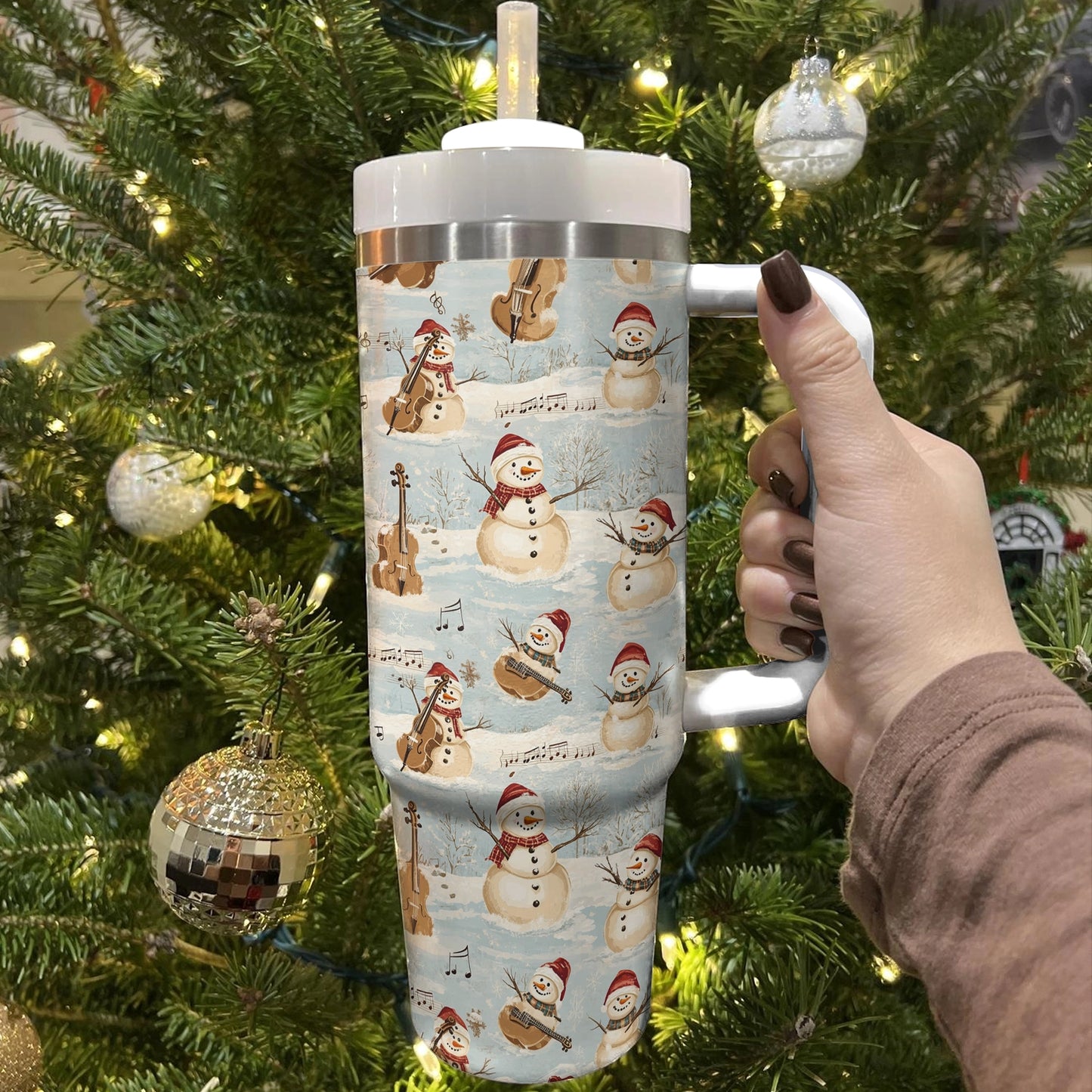 Shineful Tumbler Christmas Frosty Tunes