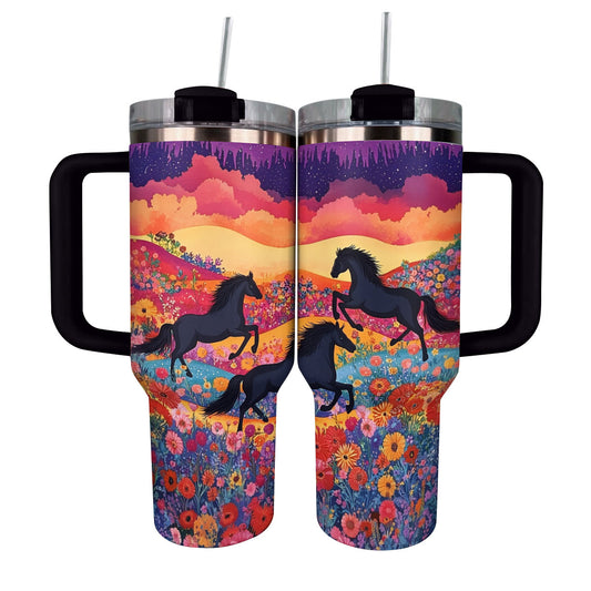 Shineful Tumbler Colorful Horses