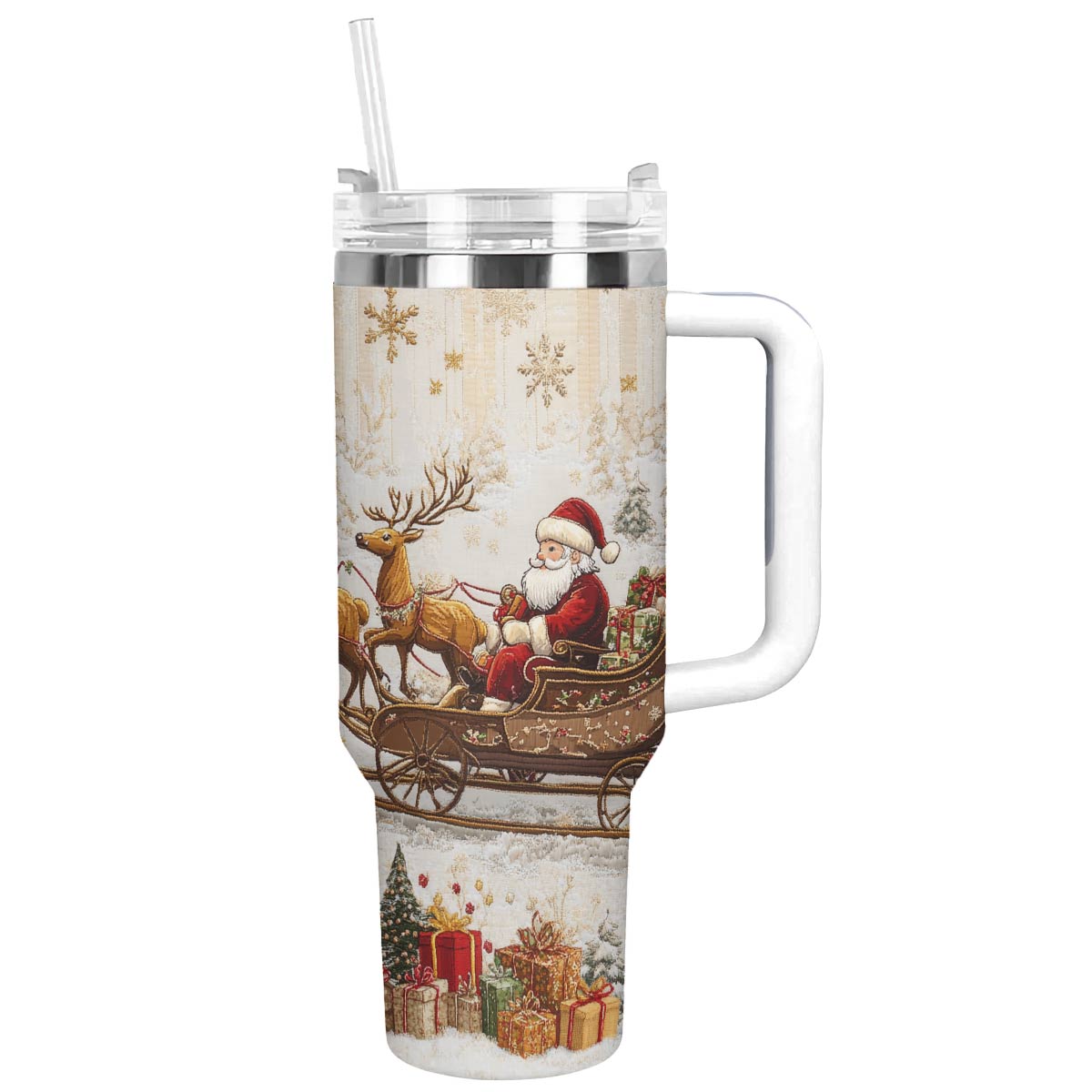 Shineful Tumbler Santa Sleigh