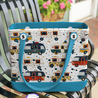 Shineful Beach Bag Vintage Camper