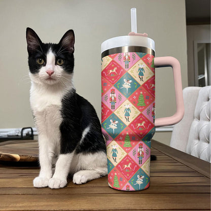 Shineful Tumbler Nutcracker Holiday Cheer