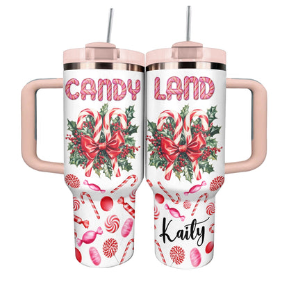 Shineful Glossy Tumbler Personalized Holiday Sweets