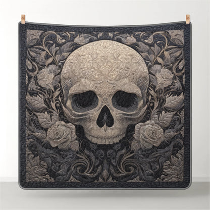 Shineful Quilt 3-Piece Set Baroque Shadow Skull