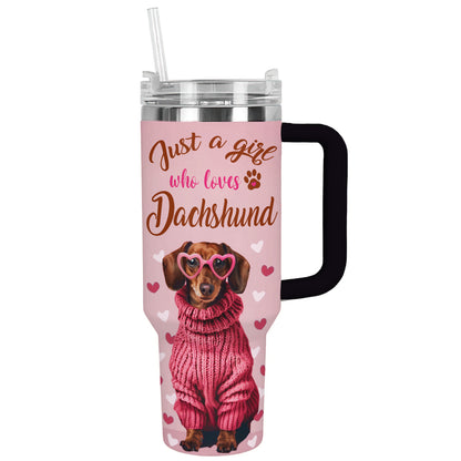 Shineful Tumbler Dachshund Heartfelt
