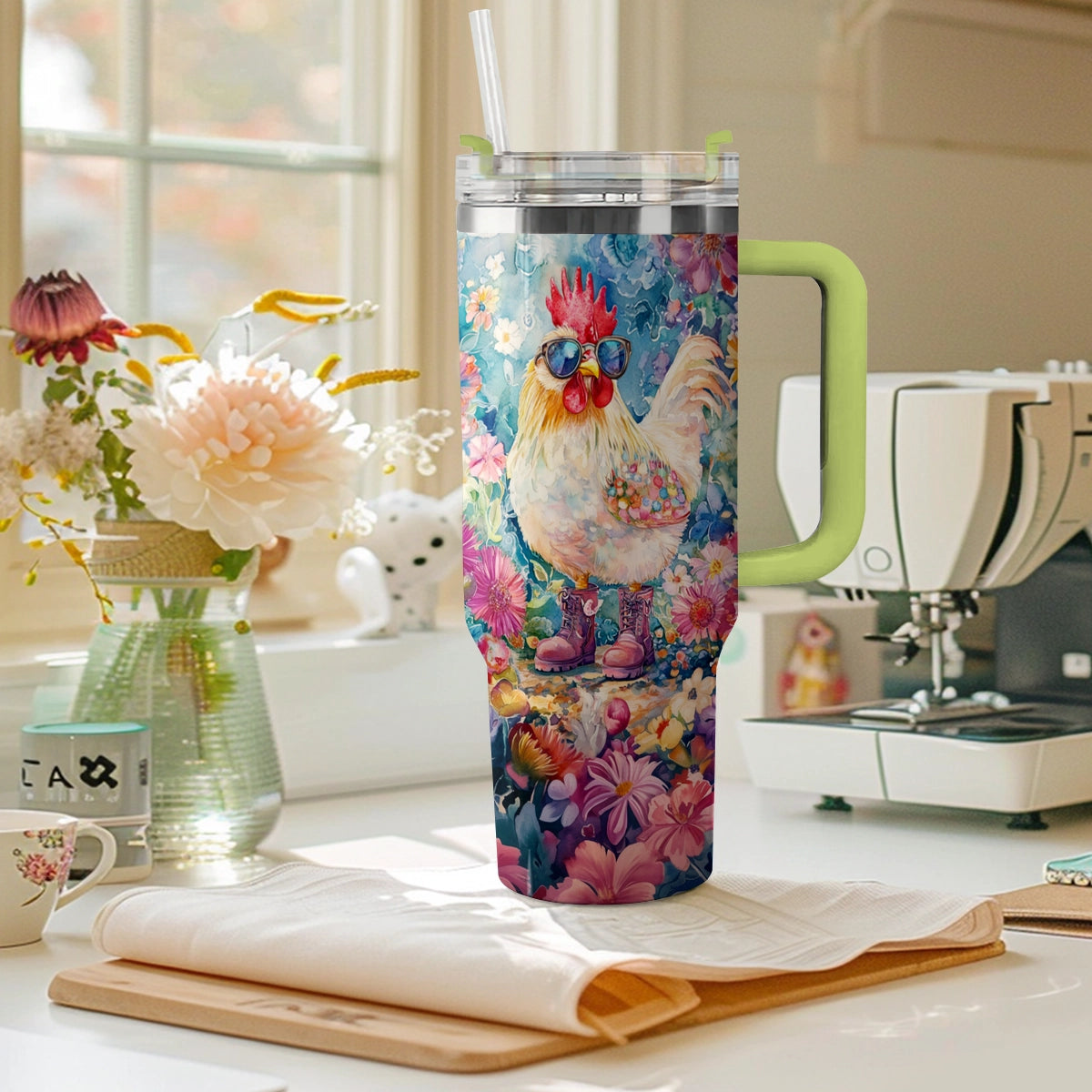Shineful Tumbler Chicken Hen's Garden